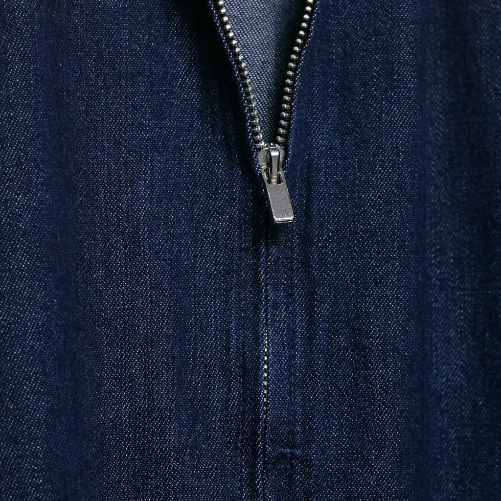 Hanging neck denim dress