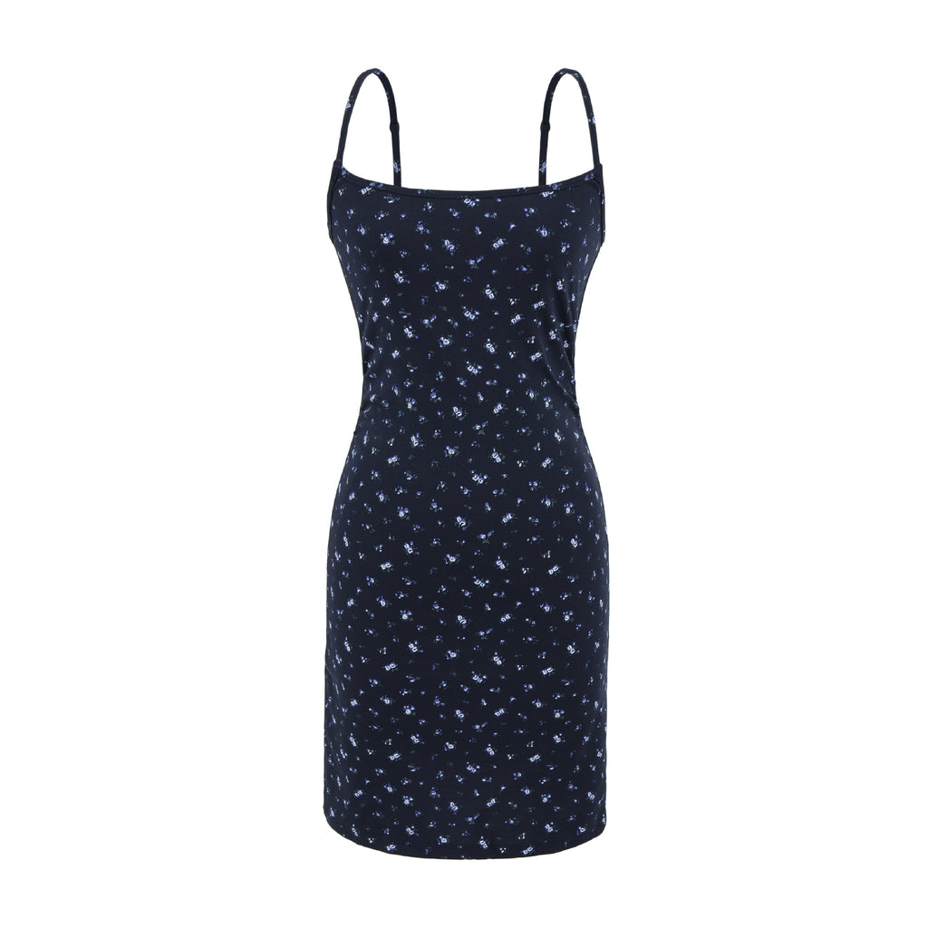 Small floral suspender dress