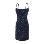 Small floral suspender dress