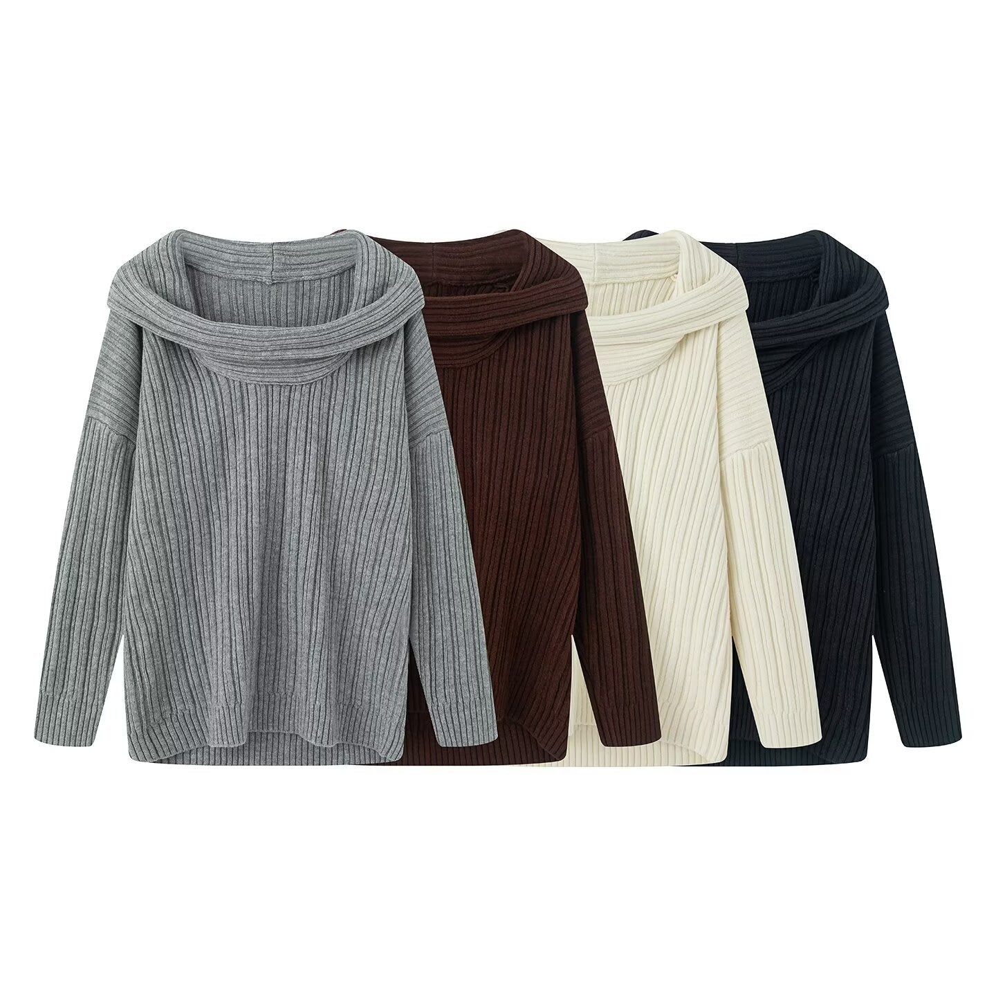 Pull Tricoté Une Épaule