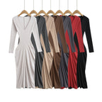 Velvet waist cinching dress