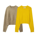 Pull Court Tricoté
