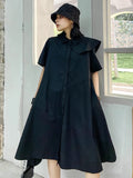 Thin and loose A-line dress