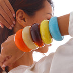 Bracelet Acétate Ondulé