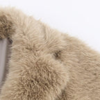 Veste Courte Fausse Fourrure