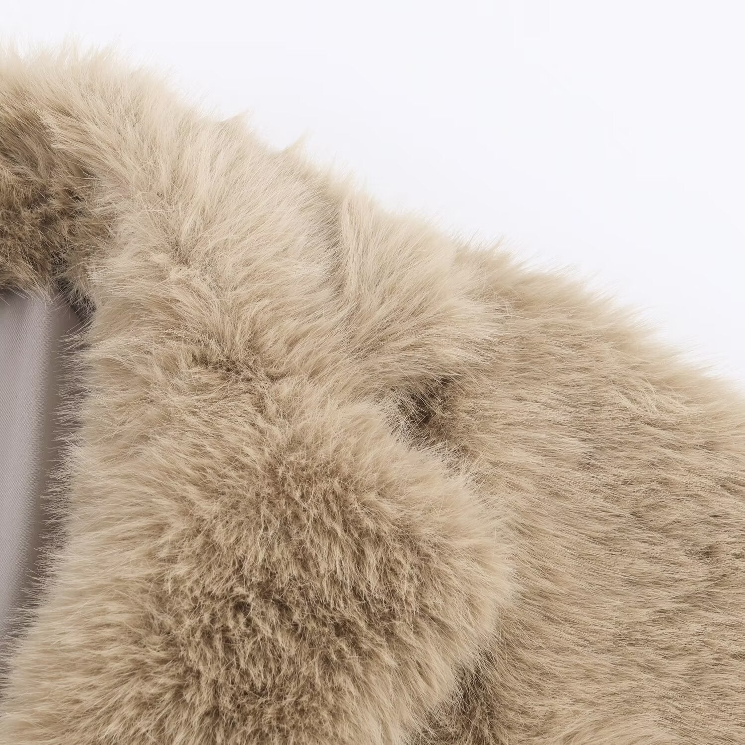 Veste Courte Fausse Fourrure