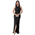 Robe Fendue Sequins