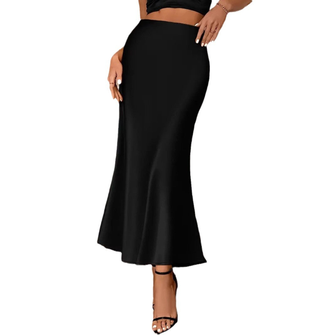 Jupe Longue Sirène Taille Haute