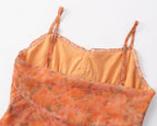 Robe Longue Fleurie Sans Bretelles