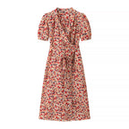 Printed short sleeved dress