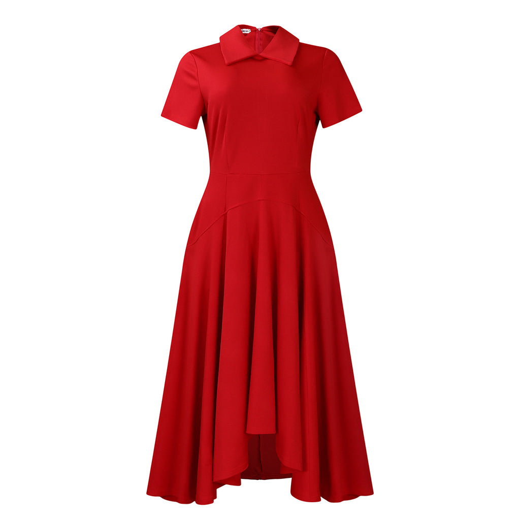 High-Waist A-Line Dress