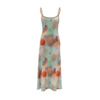 Strapless Dress with Gradient Print Dress