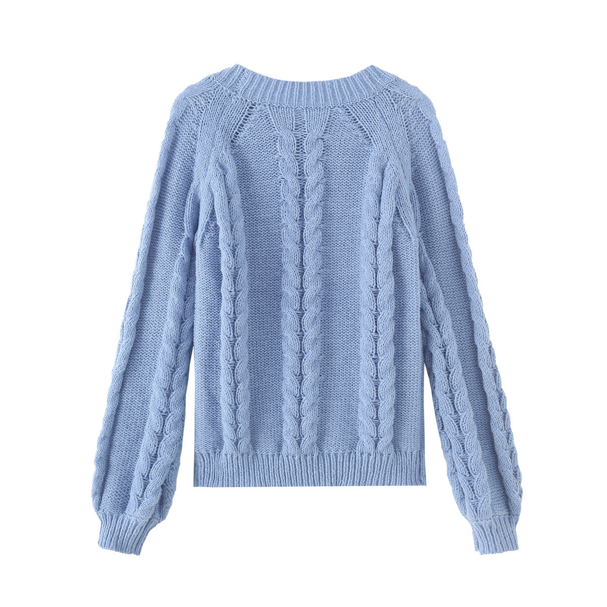Pull Ample Col Rond
