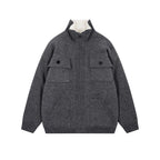 Veste Pull Tricotée Épaisse Velours