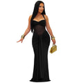 Robe Maille Transparente Dos Nu