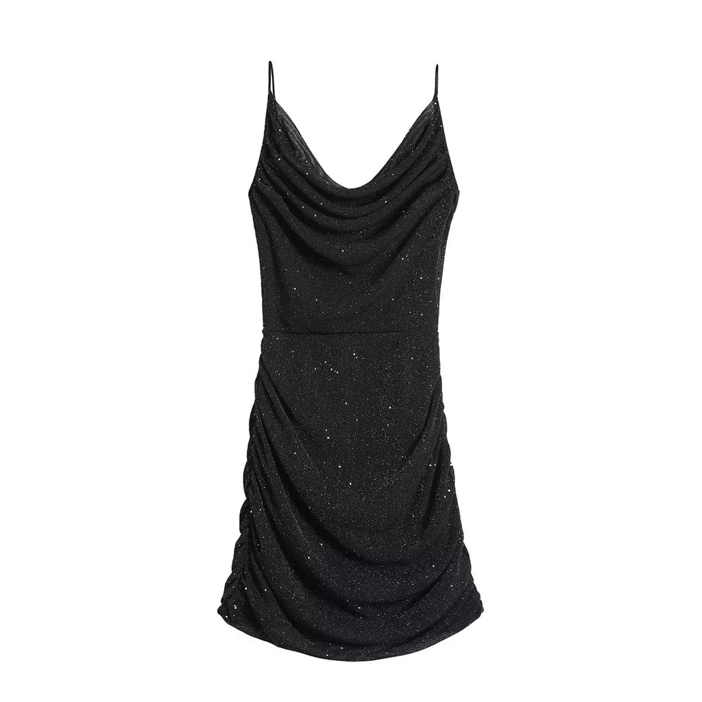 Mesh camisole dress