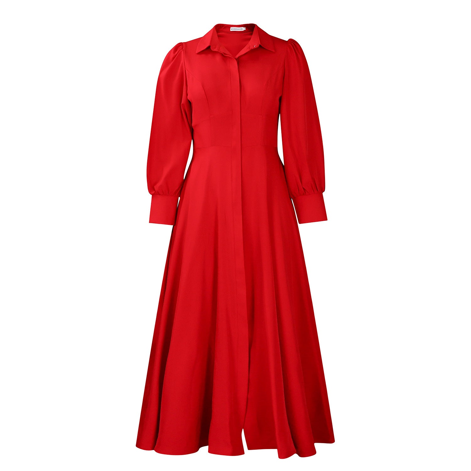 Long Sleeve Flared Dress