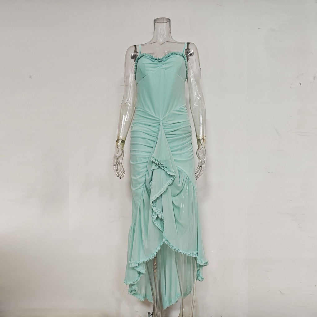 High-end Dress Women's Strapless Long Dress Sleeveless Dress