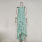 High-end Dress Women's Strapless Long Dress Sleeveless Dress