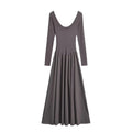 Robe Longue Ourlet Asymétrique