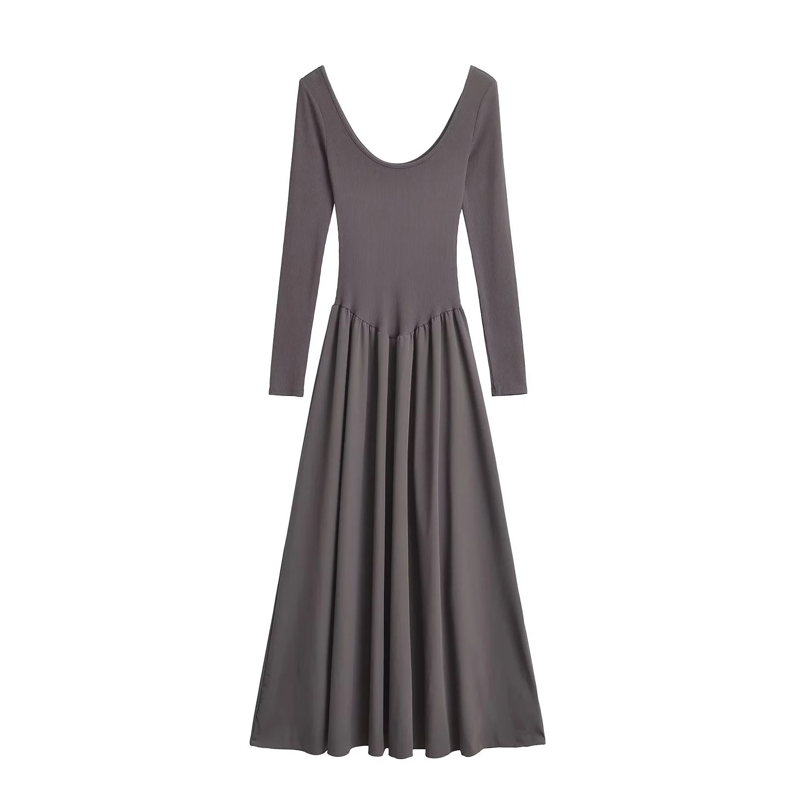 Robe Longue Ourlet Asymétrique
