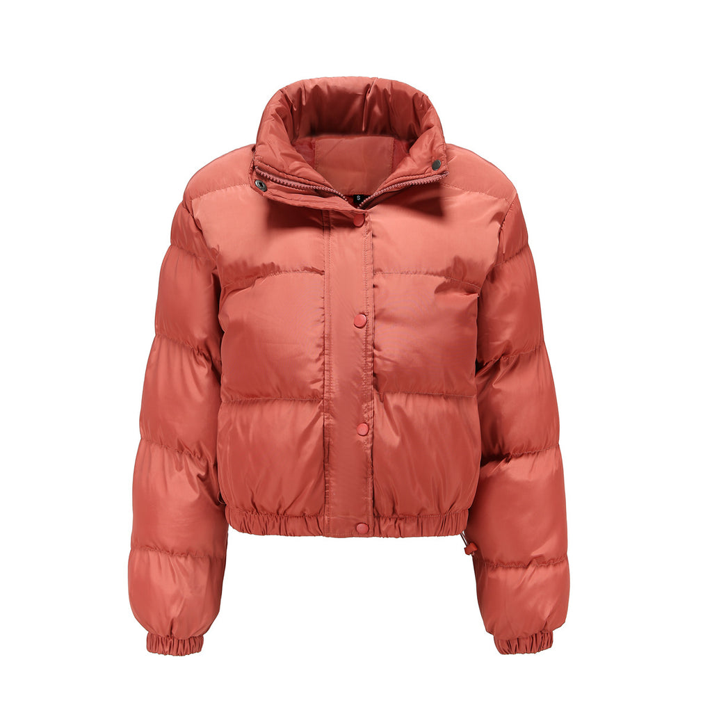 Veste Chaude Col Haut Manches Longues