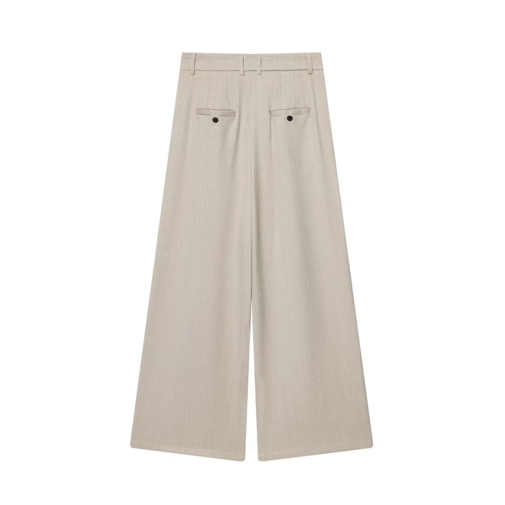 Pantalon Large Plissé
