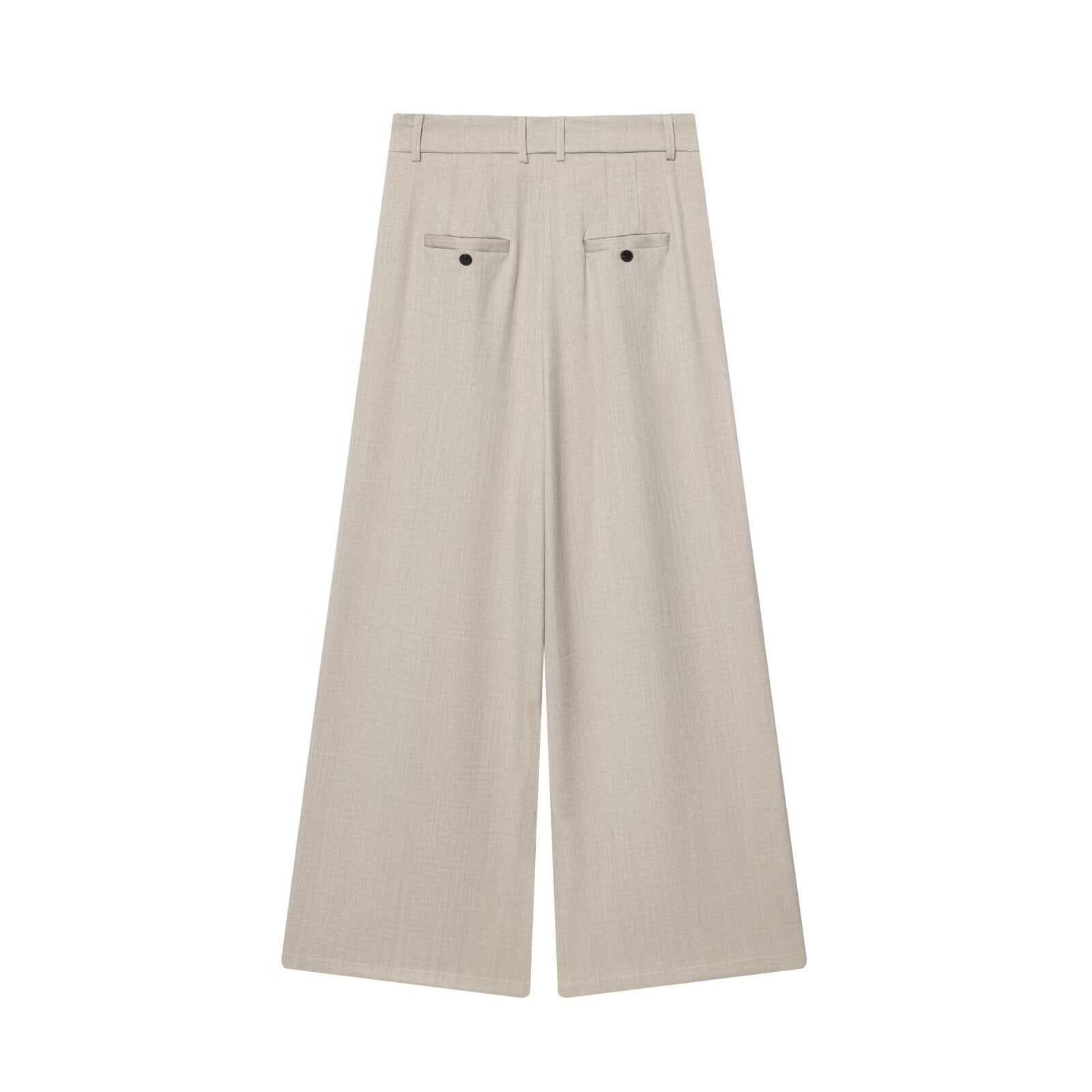 Pantalon Large Plissé