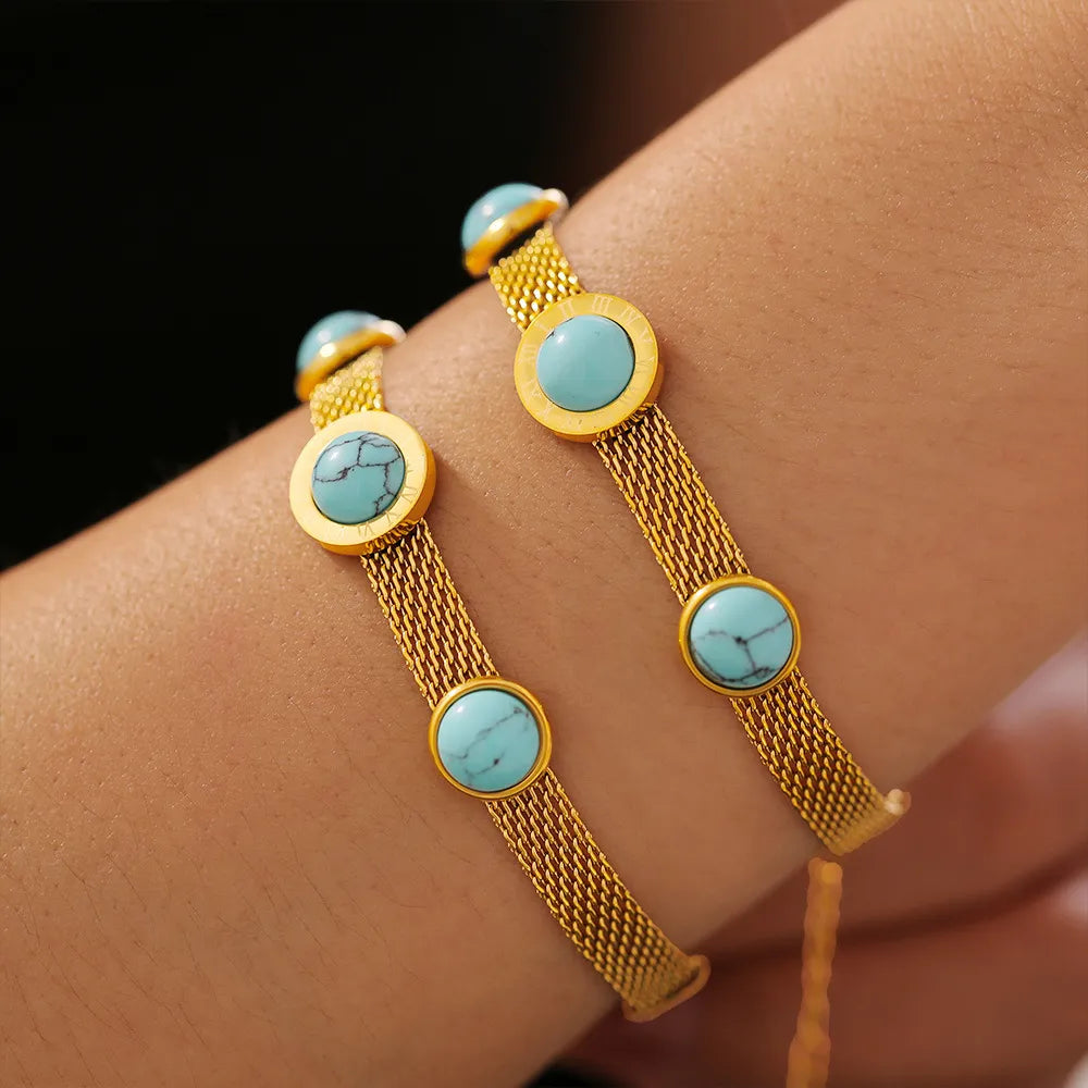 Bracelet Titane Turquoise