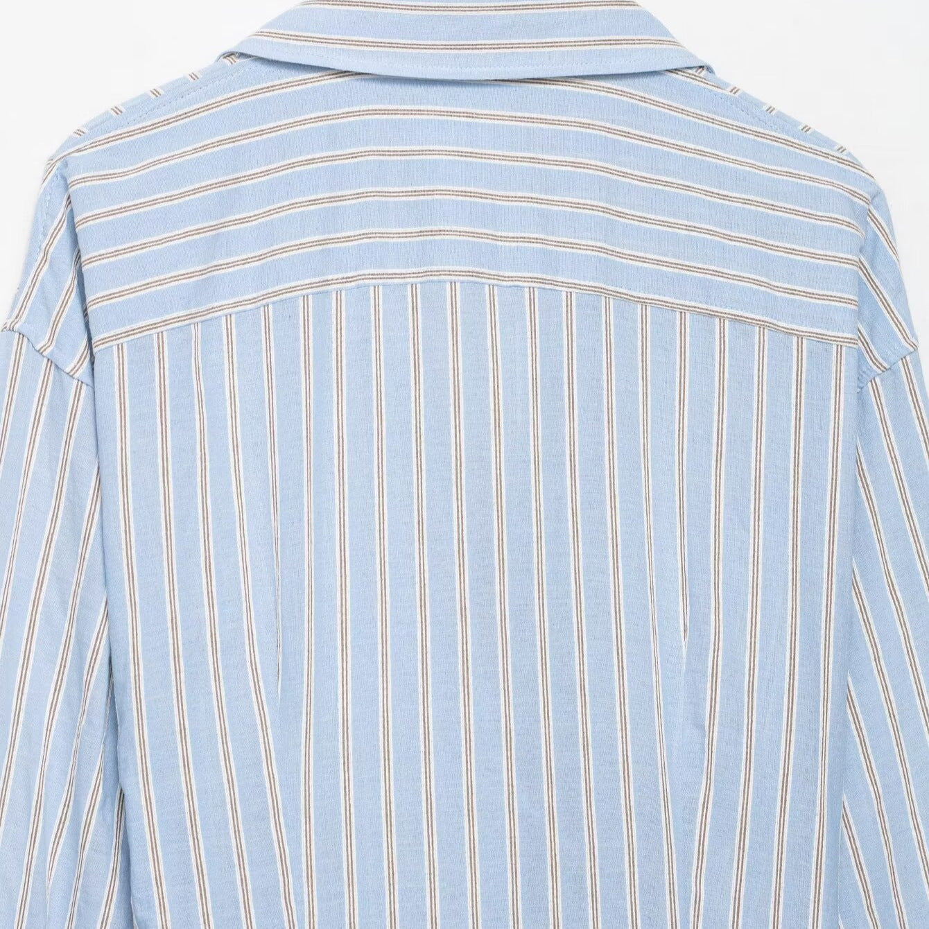 Striped double breasted dress