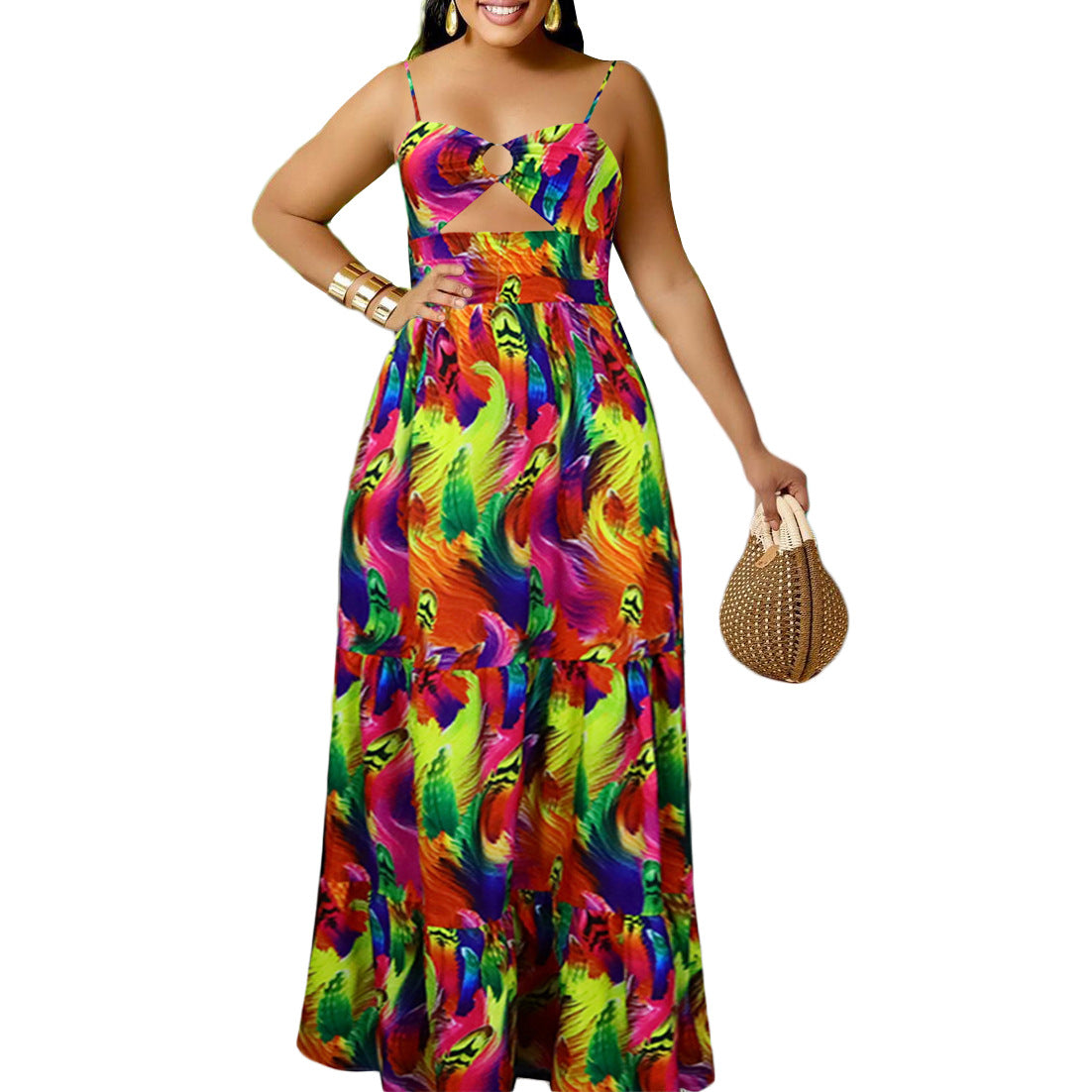 Robe-camisole sexy pour femme