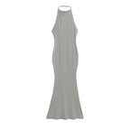Robe Longue Col Dégagé