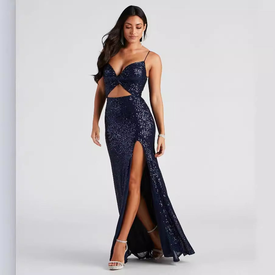 Robe sans manches ajourée