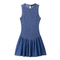 Honeycomb Short Sleeveless Dress