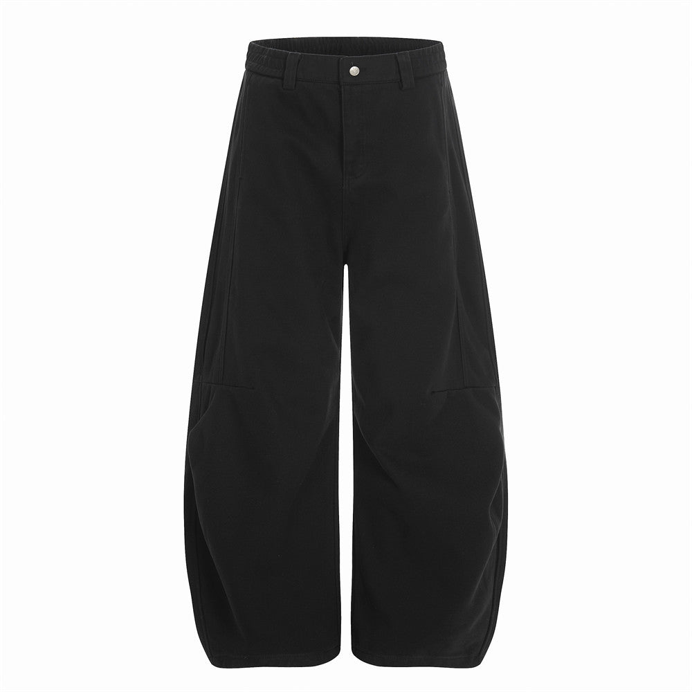 Jean Effet Velours Plissé