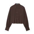 Chemise Ballon à Carreaux Streetwear