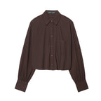 Chemise Ballon à Carreaux Streetwear