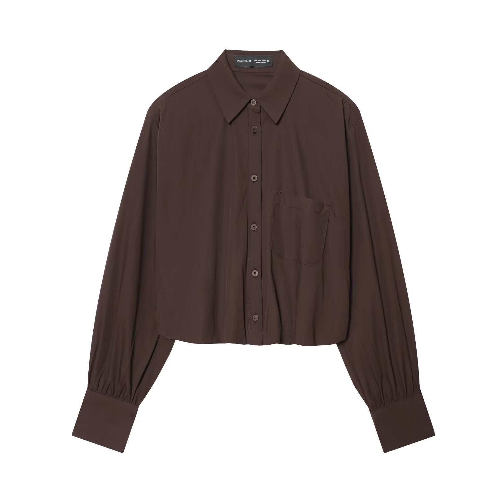 Chemise Ballon à Carreaux Streetwear