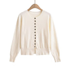 Haut Col Rond Multi-Boutons