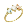 Bague Tricolore Empilée