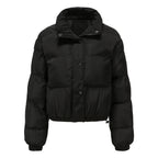 Veste Chaude Col Haut Manches Longues