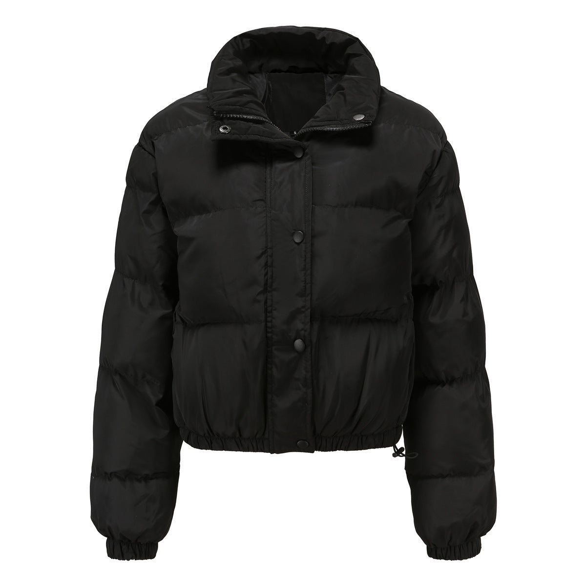 Veste Chaude Col Haut Manches Longues