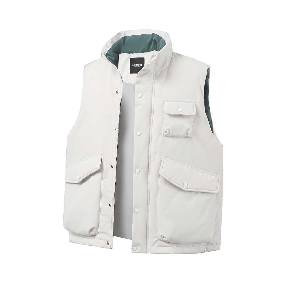 Sleeveless camisole workwear jacket