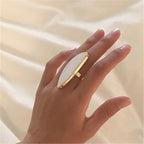 Bague Acétate Ovale