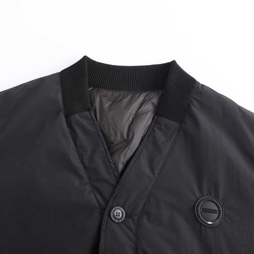 Veste Doudoune Cardigan Col V