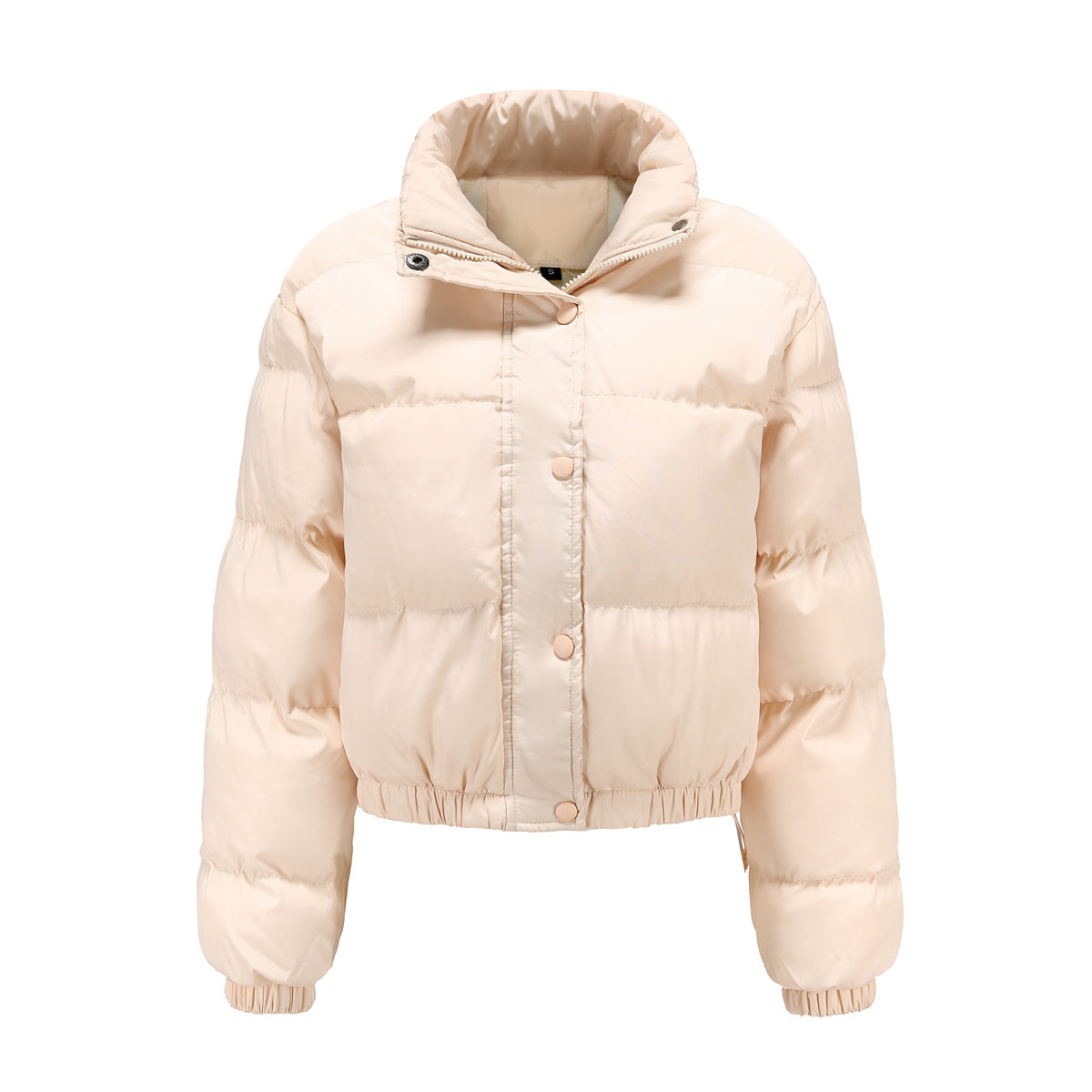 Veste Chaude Col Haut Manches Longues