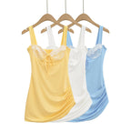 Lace strapless camisole dress