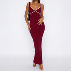 Robe Longue Bustier Tricotée