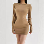 Long sleeved dress for women