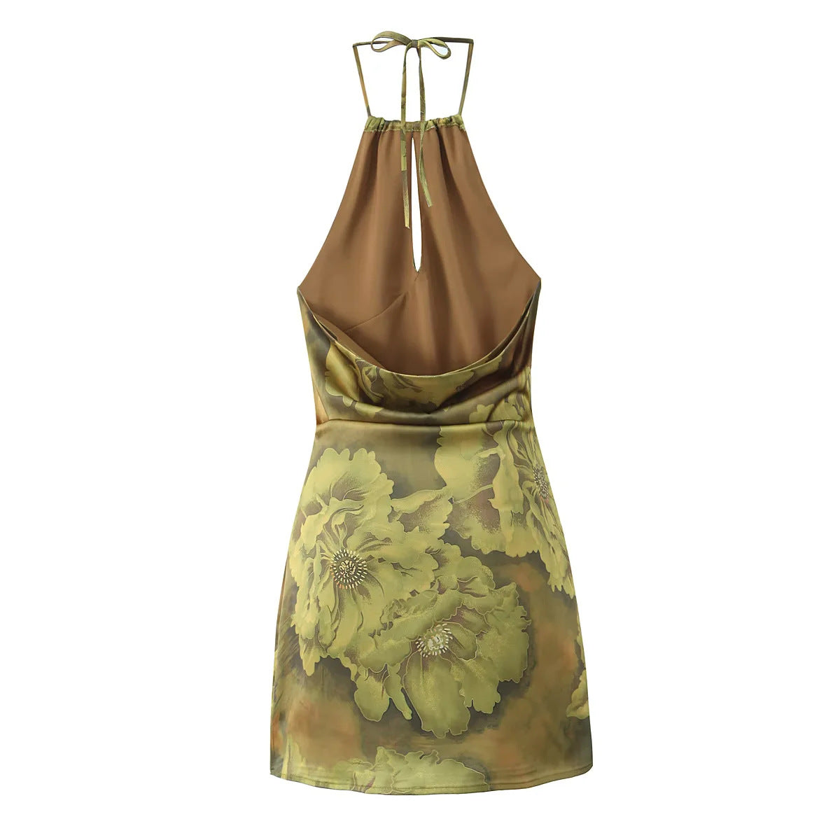 Robe à col licou pour femme